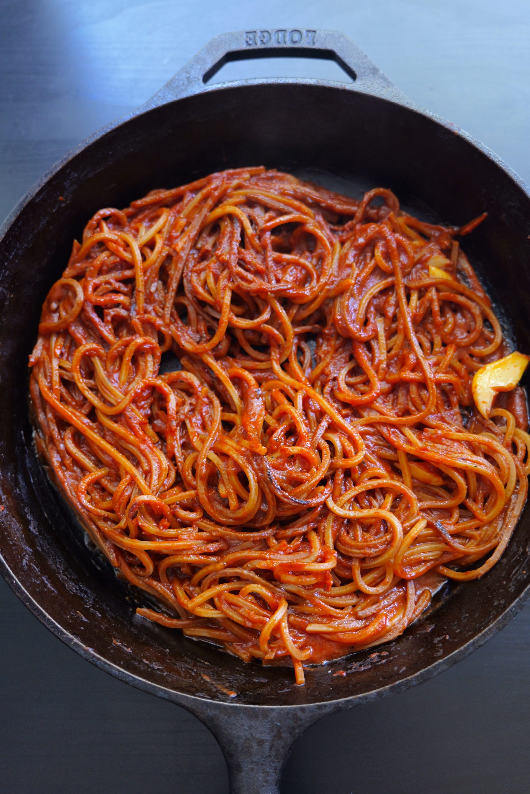 Recette de Spaghetti all'Assassina (Spaguetti Brûlés)
